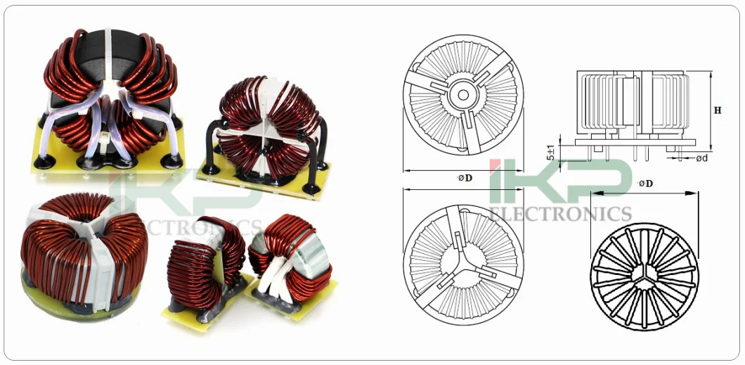 Ikp Nanocrystalline Core Three/Four Phase Common Mode Choke Coils no site do Mic