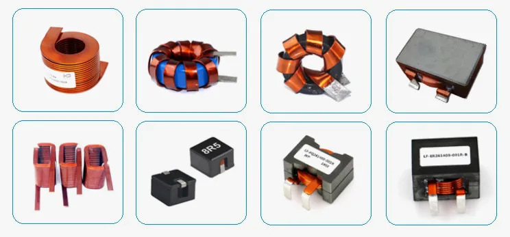 Iluminação de potência Ikp Cartão de cobre Indutor Flat Wire Choke Coil