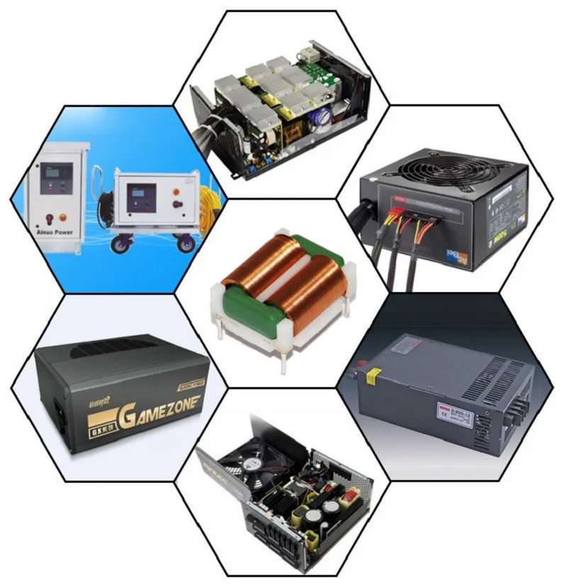Indutores de estrangulamento de modo comum de núcleo quadrado Ikp de alta frequência EMI/EMC