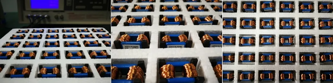 Indutores de filtro de estrangulamento de modo comum