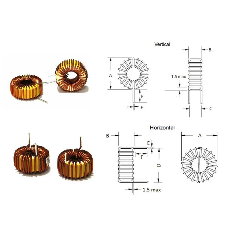 T4426-560uh Indutor de núcleo toroidal de modo diferencial