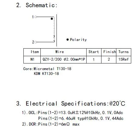 Indutor toroidal de modo diferencial para dispositivos de aviônica