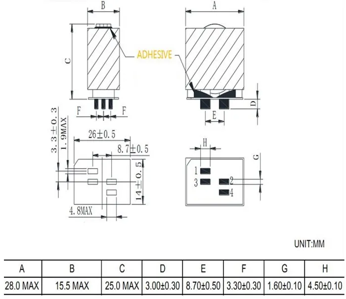 CCC aprovado Electronic Ikp Carton Ikp-PT-Pq Series Current Inductor High Frequency Transformer