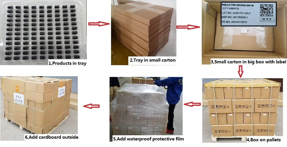 Ef12 Transformador de retroalimentação de alta frequência com todos os materiais