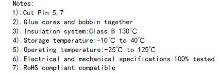 Transformador de alta frequência Etd39 de alta qualidade para energia solar