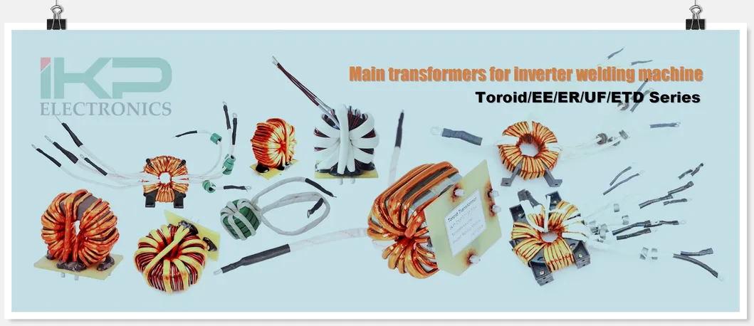 Transformador de Potência Toroidal com Núcleo de Liga Amorfa para Corrente de Soldagem IKP-PTT-120-60-30 Modelo 400/500A para Máquina de Solda Inversora