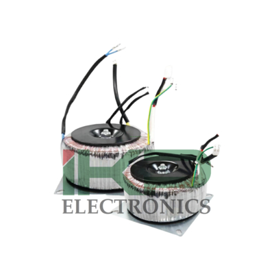 Transformador toroidal de 60VA, frequência de 50/60Hz, dimensões externas 98*35 mm (D*A), para sistema de controle de portas, UL/CE/RoHS/CQC